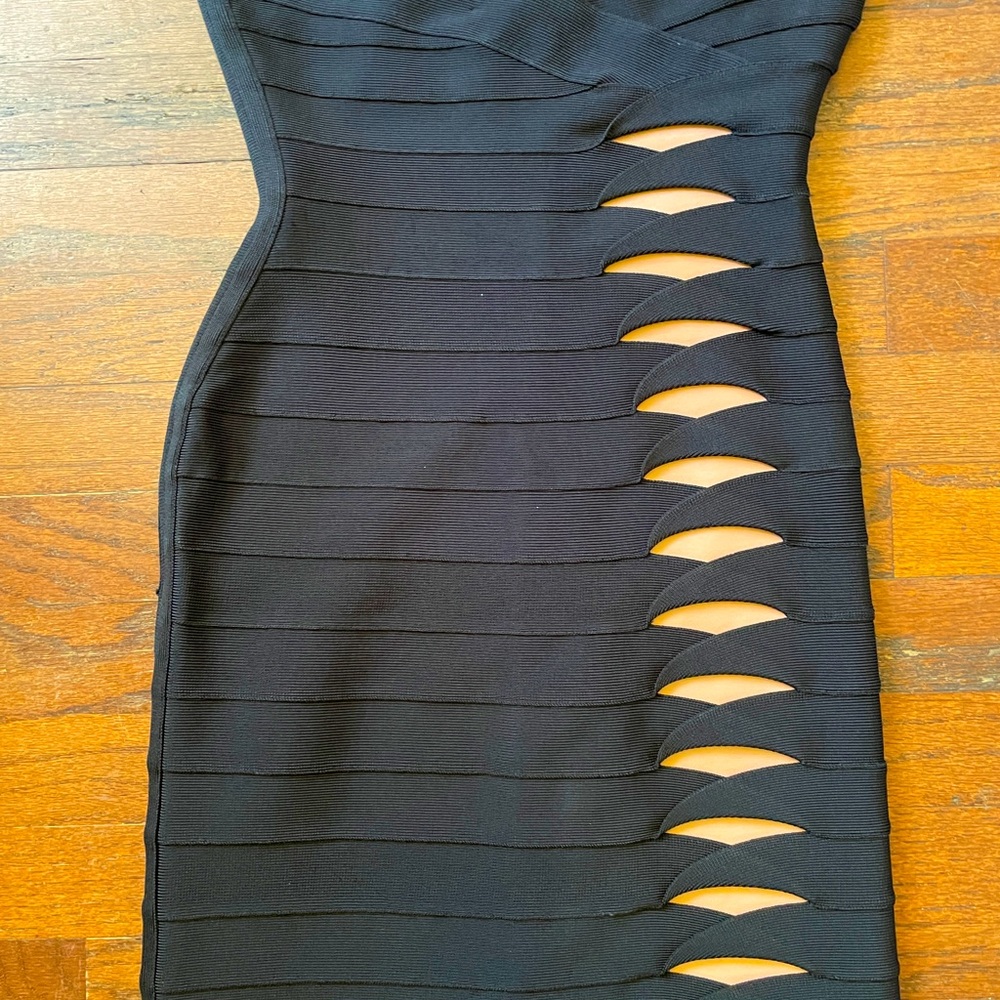Herve Leger short strapless dress XS